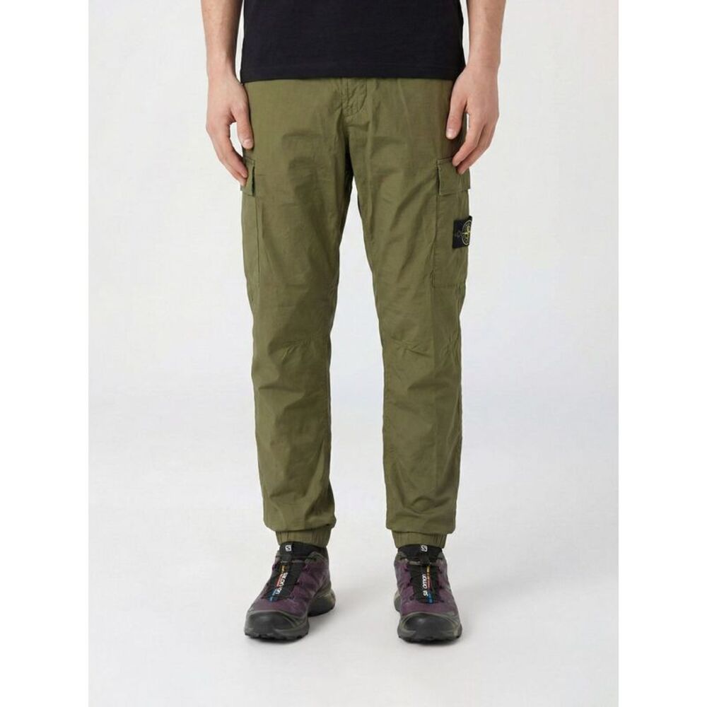 Stone Island Men Cargo Pants Stone Island In Stretch Cotton